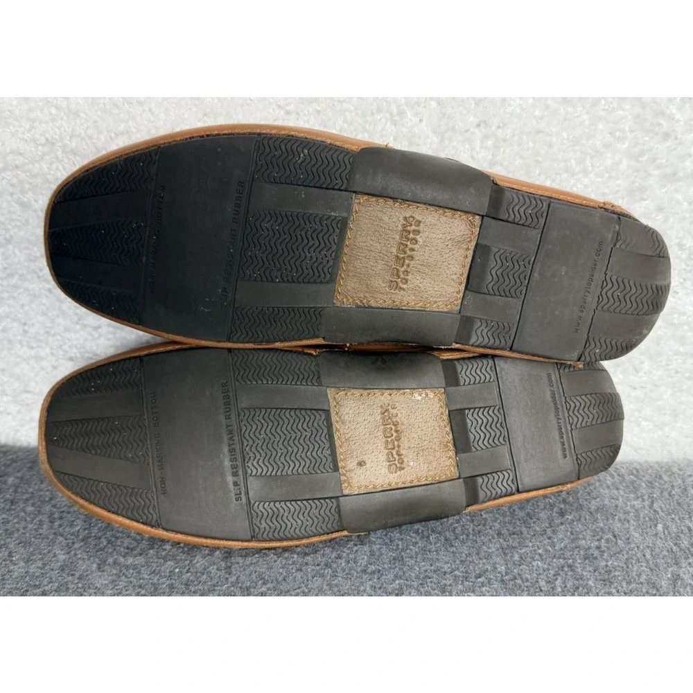 Sperry Top Sider Wave Driver Leather Men’s Slip-On Loafer Boat Shoes - Size 9
